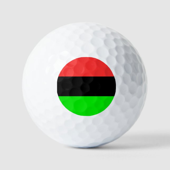 African American Flag Golf Balls (Front)