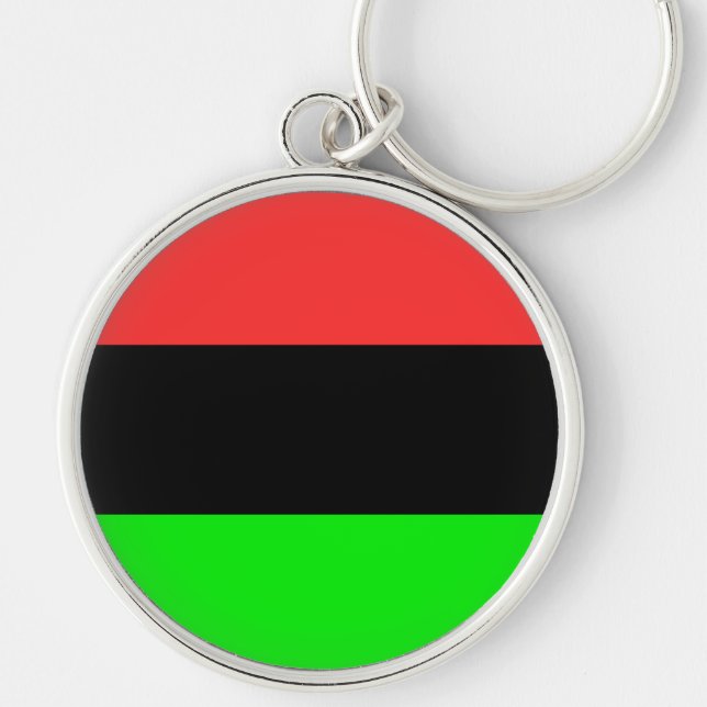 African American Flag Key Ring (Front)