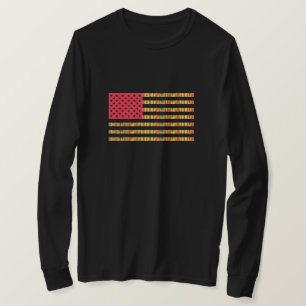 African-American Flag Long-sleeve T-Shirt