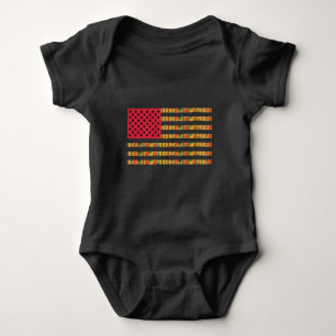 African-American Flag T-Shirt Baby Bodysuit