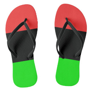 African American Flag Thongs