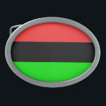 African American Flag Totally Belt Buckle<br><div class="desc">African American Flag or African Diaspora Flag completely fills in the design area of this item. The red,  black and green vertical stripes allow you to share your heritage.</div>