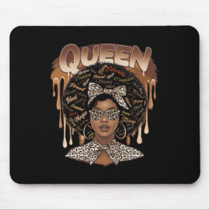 African American For Educated Strong Black Woman Q Mouse Pad