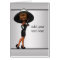 African American Fun Diva Greeting Card
