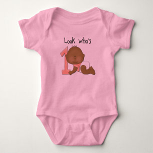 African American Girl 1st Birthday Tshirts