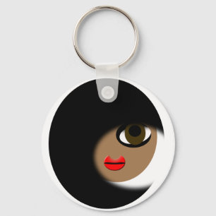 African American Girl Apparel! Key Ring