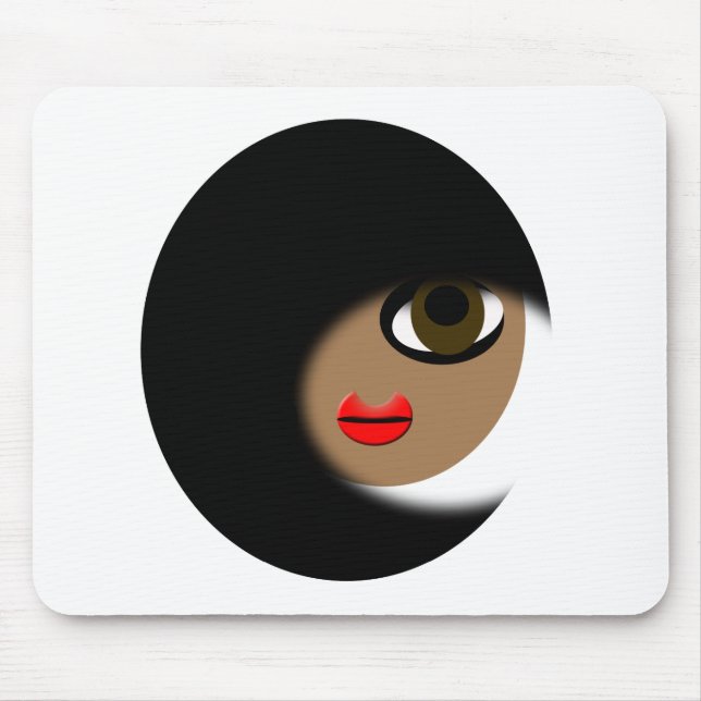 African American Girl Apparel! Mouse Pad (Front)