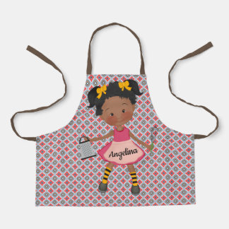 African American Girl Apron