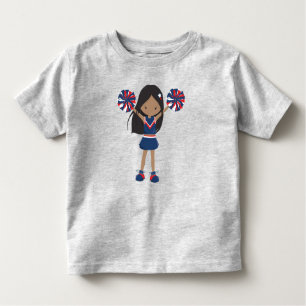 African American Girl, Cheerleaders, Cheerleading Toddler T-Shirt