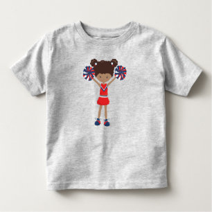African American Girl, Cheerleading, Cheerleaders Toddler T-Shirt