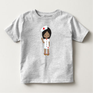African American Girl, Cute Girl, Nurse, Doctor Toddler T-Shirt