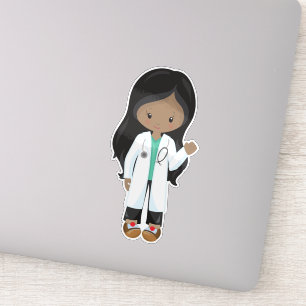 African American Girl, Doctor, Nurse, Stethoscope