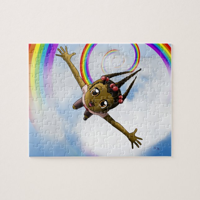 African American Girl Jigsaw Puzzle (Horizontal)