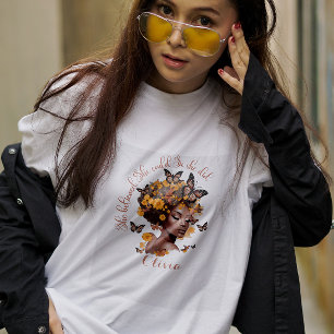 African American girl She believed She could T-Shirt