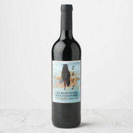 African American Graduation Wine Lbl (Dark Skin)  Label