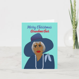 African American Grandmother Christmas Card