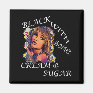 African American Graphic Art Quote Black Woman Magnet