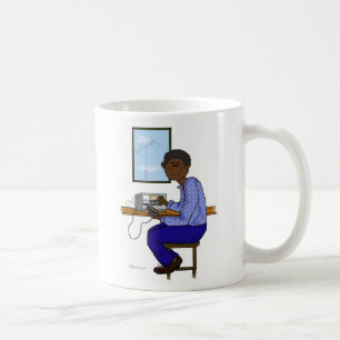 African American Ham Radio Operator Coffee Mug