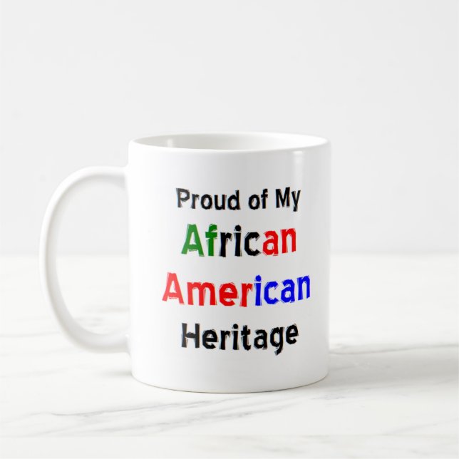 african american heritage coffee mug (Left)
