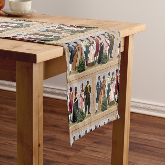 African American Heritage Short Table Runner (In Situ)