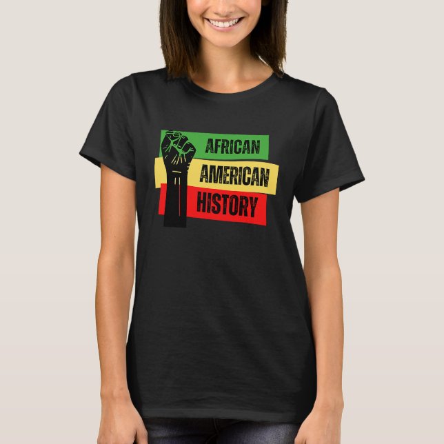African American History Black Men Women Kids Boys T-Shirt (Front)