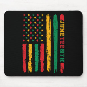 African American History Juneteenth Flag 1865  Mouse Pad