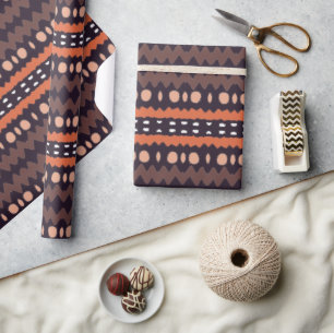 African American Holiday Wrapping Paper
