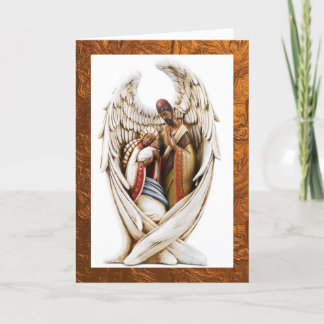 African American Holy Family Christmas Card