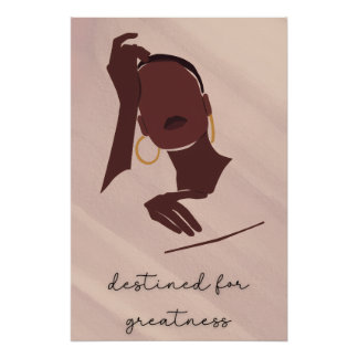 African American Inspirational Christian Faith Poster