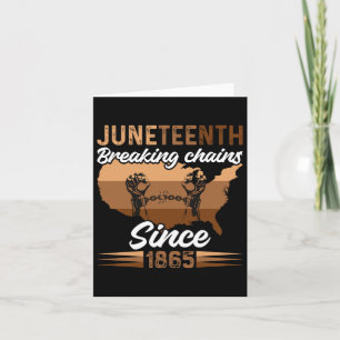 African American Juneteenth 1865 Card