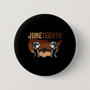 African American Juneteenth African Black History 6 Cm Round Badge