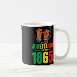 African American Juneteenth Breaking Every Chain S Coffee Mug