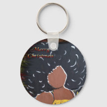 African American keychain