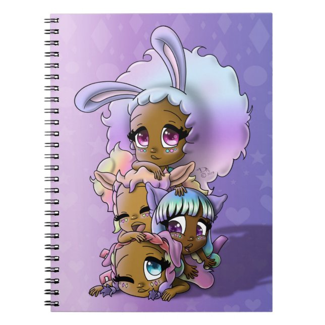 African American Kids  Notebook (Front)