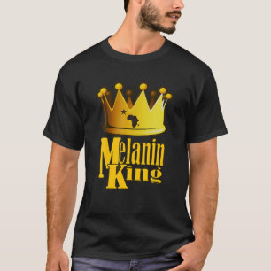 AFRICAN AMERICAN KING BIRTHDAY MAN MELANIN COUPLE T-Shirt