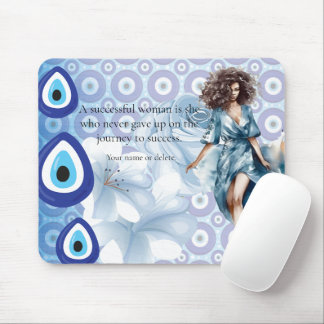 African American Lady boss success Mouse Pad