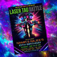 African American Laser Tag Birthday