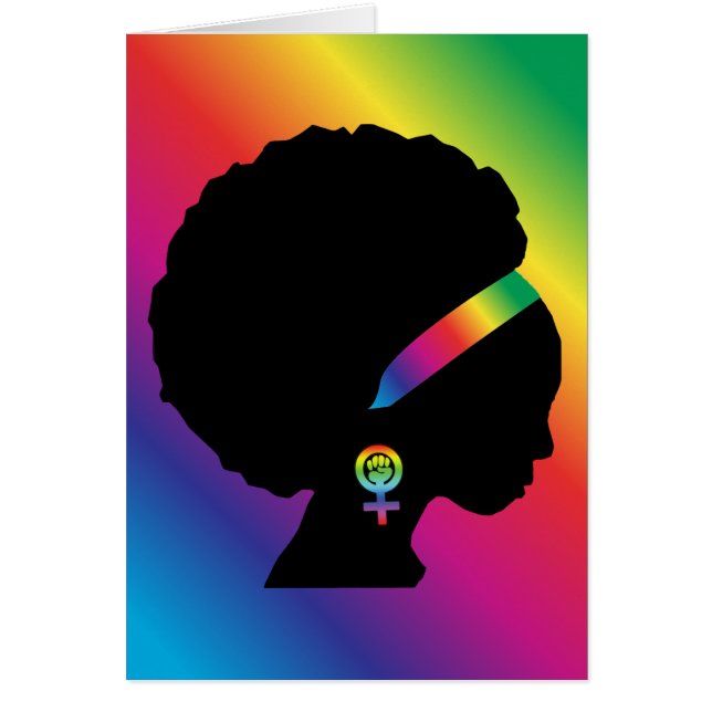 African American Lesbian Feminist All-Occasion (Front)