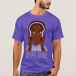 African American LOFI Hip Hop Girl T-Shirt
