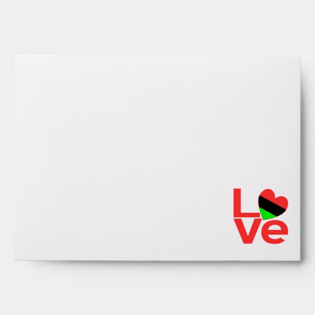 African American LOVE Envelope (Front)