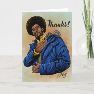 African American man Thank You card