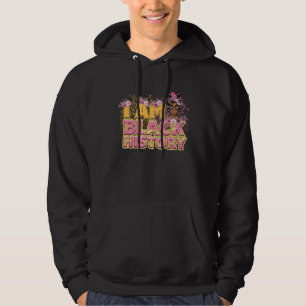 African American Melanin Queen Afro Black History Hoodie