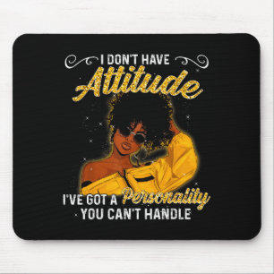 African American Melanin Queen Black Girl Magic Af Mouse Pad