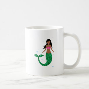 african american mermaid coffee mug
