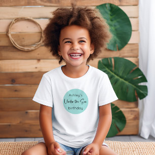African American Mermaid Under The Sea Birthday Baby T-Shirt