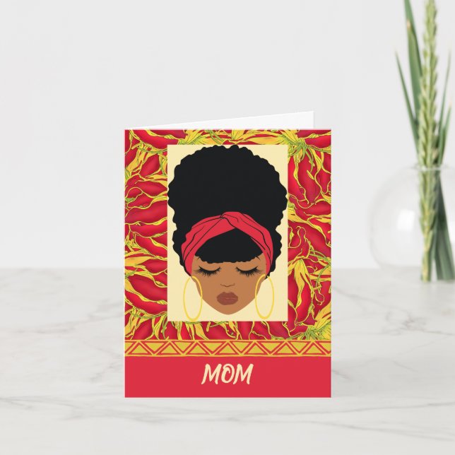 African American Mothers Day Card (Front)