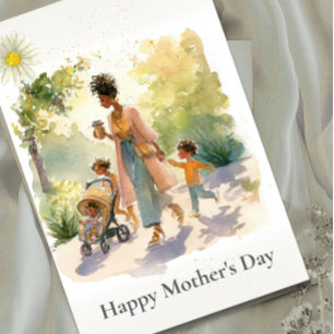 African American Mother's Day Card