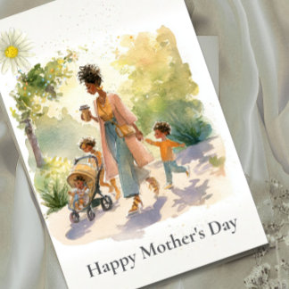 African American Mother's Day Card