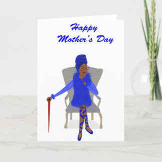 African American Mothers Day Card 