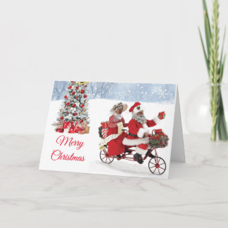 African American Mr. & Mrs. Claus Christmas Card